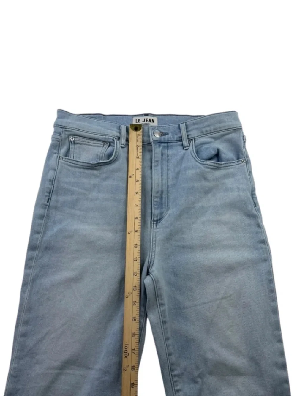 Le Jean Stella Crop Flare Jeans Size 29